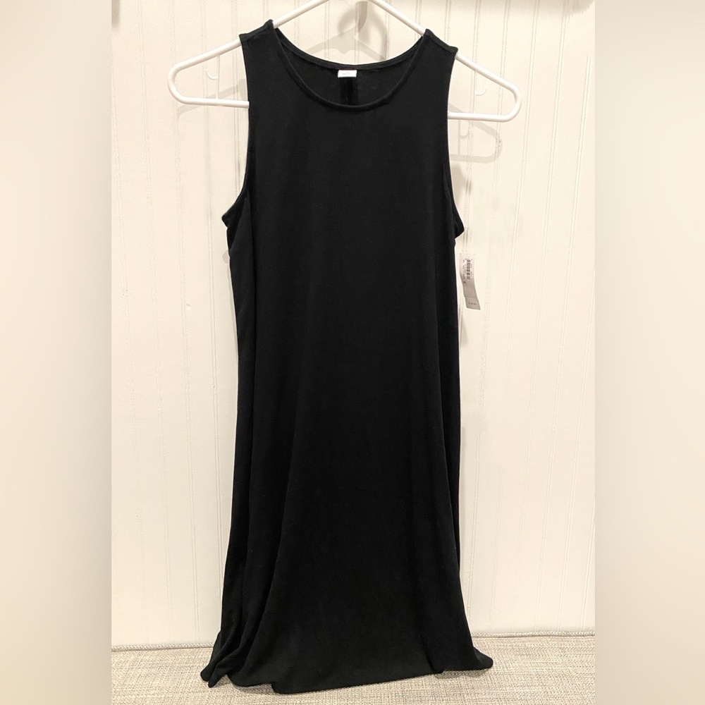 Old Navy Black Jersey Sleeveless Casual Flowy Comfy Dress NWT Size: XS